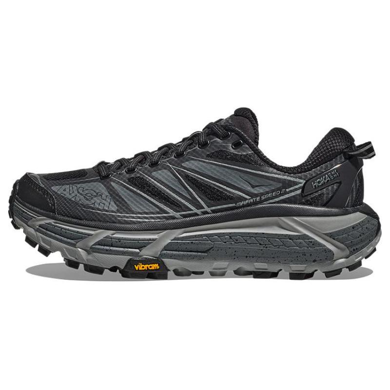 HOKA ONE ONE Mafate Speed 2 Black Castlerock Sneakers 1126851-BCSTL 38 чёрный