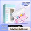 Silent Electric Baby Nail File & Clippers Set for Newborns