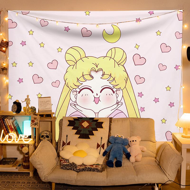 INS Style Bedroom & Dormitory Wall Hanging Cloth – Canvas Poster Decor