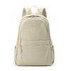 Korean Style Pleated Backpack: Large Capacity, Lightweight, Multiple Colors, Ideal for Female Students & Travel