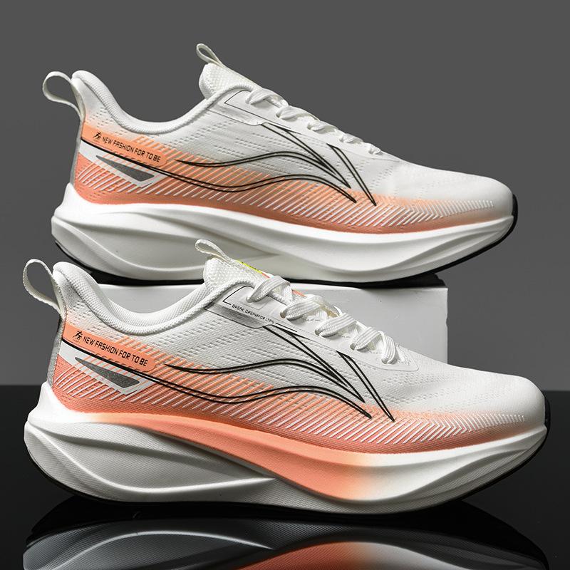 

Guochao carbon board is really explosive, couple racing running shoes, men s and women s versatile ultra-light wear-resistant non-slip mesh breathab 44