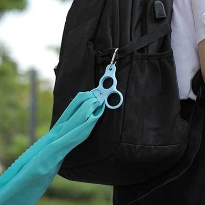 Kreativer Karabinerhaken für Trinkflaschen aus Silikon, multifunktional, mit Band, Campingausrüstung