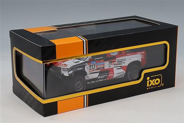 IXO Scale Toyota GR DKR Hilux GR 2023 Dakar Rally Cummings 1/43 T1+ #217 H. Lategan/B.