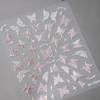 1Pcs 5D Embossed Aurora Butterfly Nail Art Stickers Self Adhesive Decals For Nails Decoration DIY 3D Acrylic Nail Supplies Parts