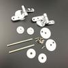 Stainless Steel for Seat Hinge Flush Toilet Cover Mounting Connector Toilet Lid
