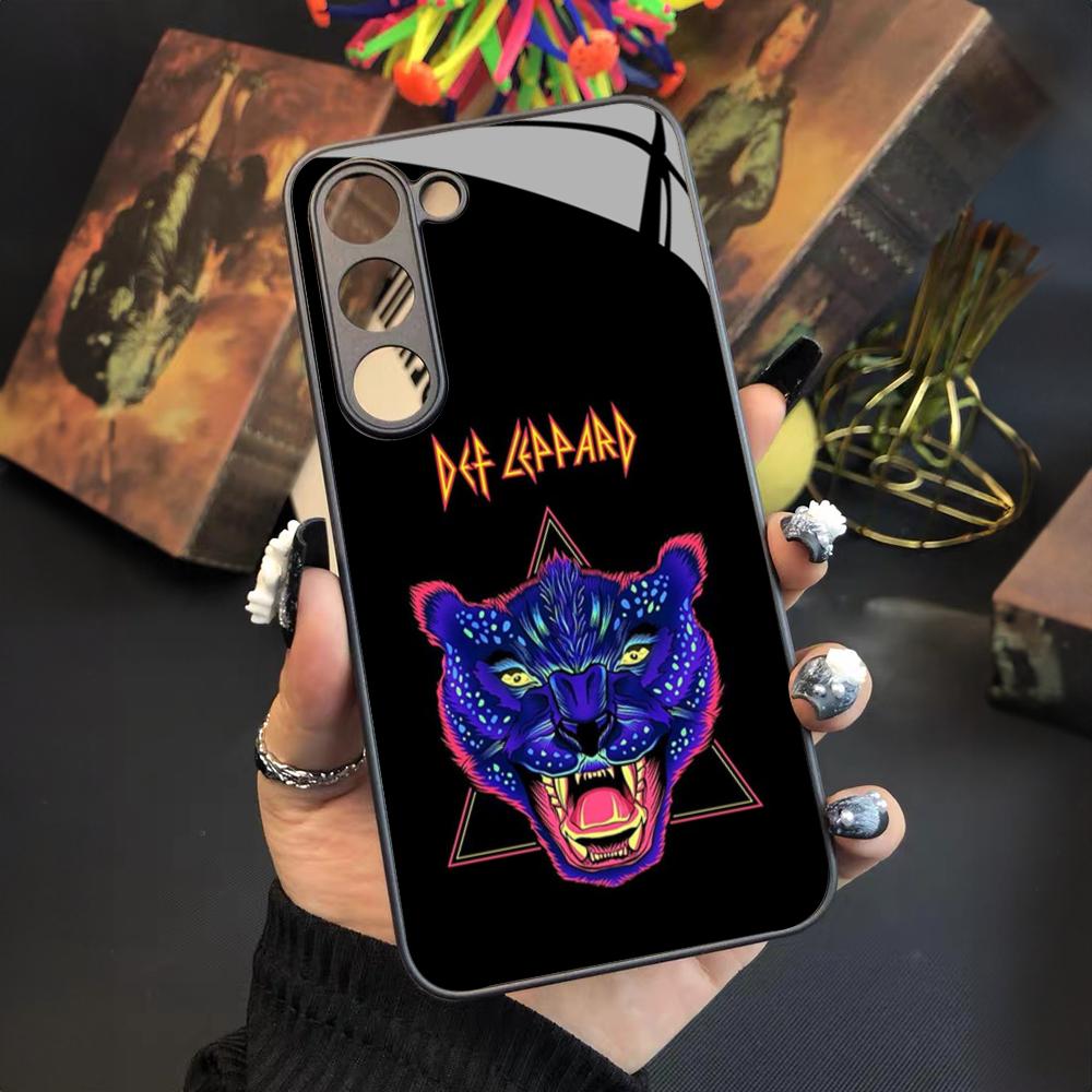 

Singers For D-def L-Lepp-ards Phone Case For Samsung Galaxy S26 S25 S24 S23 S22 S20 S21 Ultra Plus Fe Colored Silver Cover Galaxy S24 FE