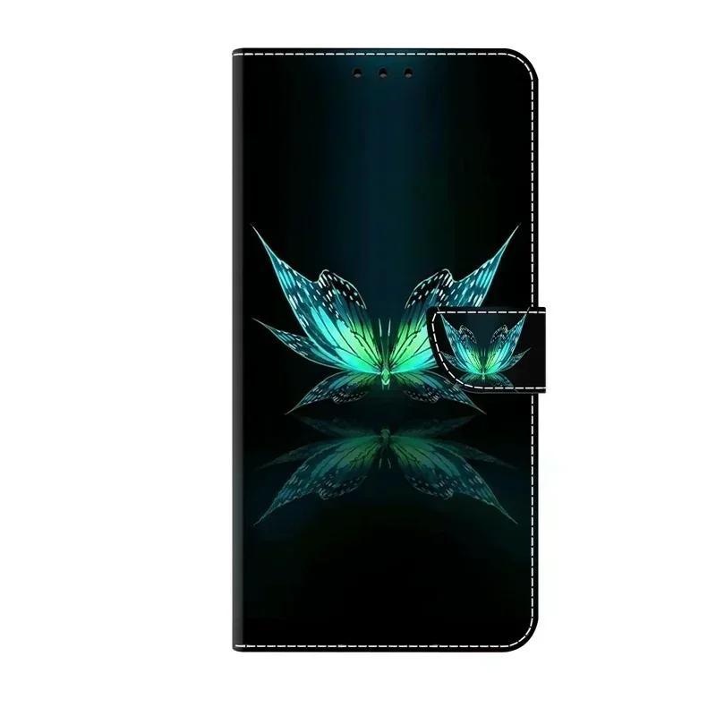 למארז Samsung S25 FE כיסוי ספר מתקפל עם דוגמה צבועה עבור Samsung Galaxy S 25 FE S25FE SM-S731B כיסויי טלפון Fundas