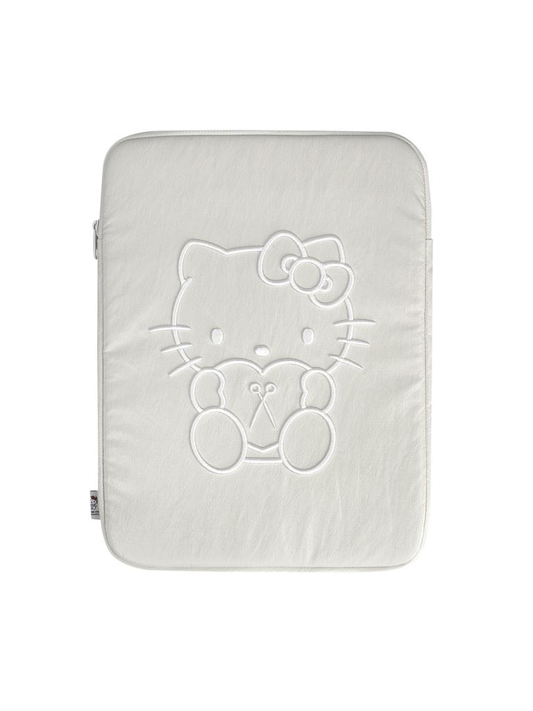 Joseph&Stacey Sleek Tablet Pouch 13Inch Hello Kitty White