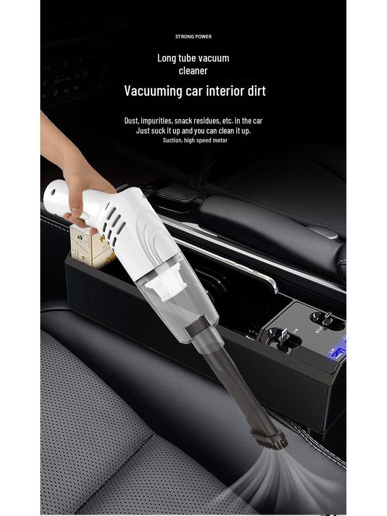 High-Power Portable Wireless Vacuum Cleaner with Strong Suction