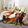 1 Pezzo Coperta in Flanella con Stampa Cartone Animato, Alta Qualità Confortevole per Tutte le Stagioni, Decorazione per la Casa, Calore e Comfort, Perfetta per Regalo di Natale Compleanno
