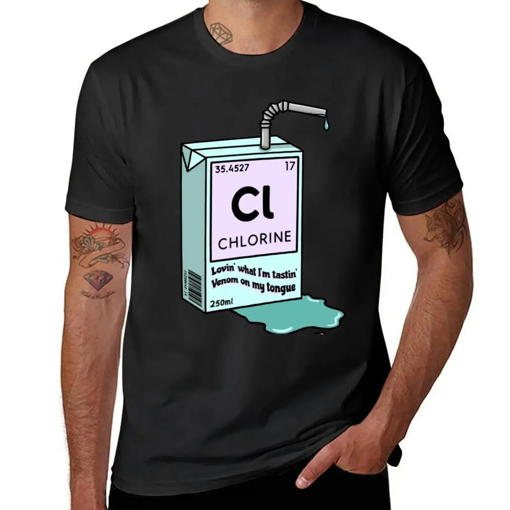 Chlorine Juice Box T-Shirt animal prinfor boys aesthetic clothes shirts graphic tees mens clothing