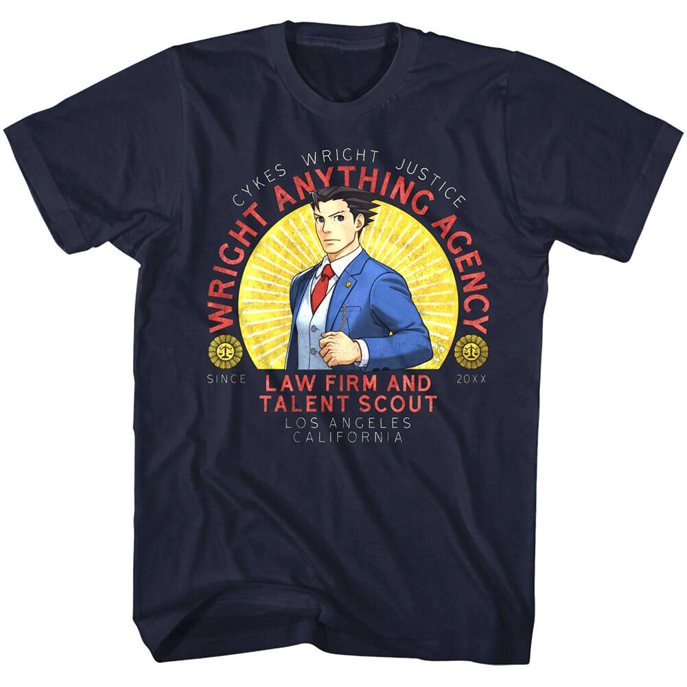 Ace Attorney Phoenix Wright Men T Shirt S