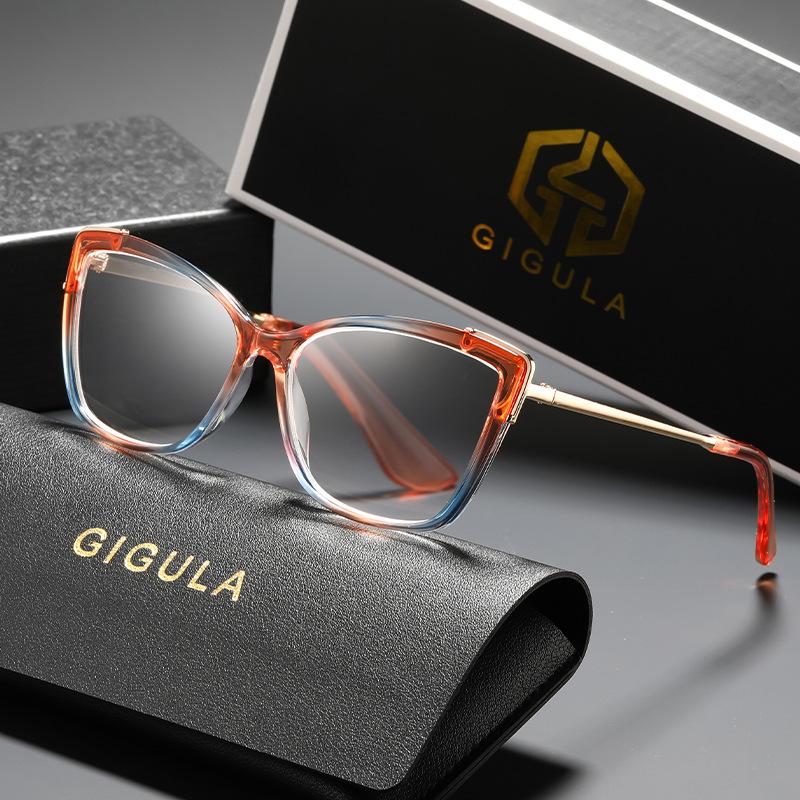 2026New Woman Reading Glasses High Quality Color Blocking Cat Eye Fashion Versatile Reading Eyeglasses Blocking Blue Light Reade