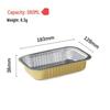 Handon 580ML Aluminum Foil Takeaway Food Containers