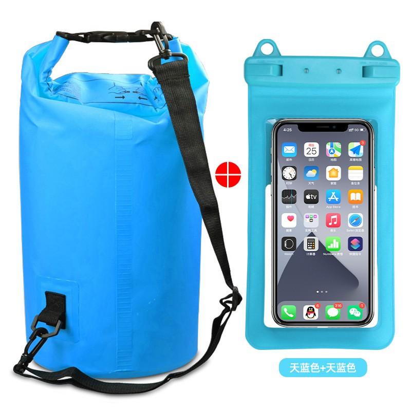 PVC Waterproof Dry Bag Bucket Backpack Beach Swimming Hiking Camping Outdoor Sports 2L-30L
