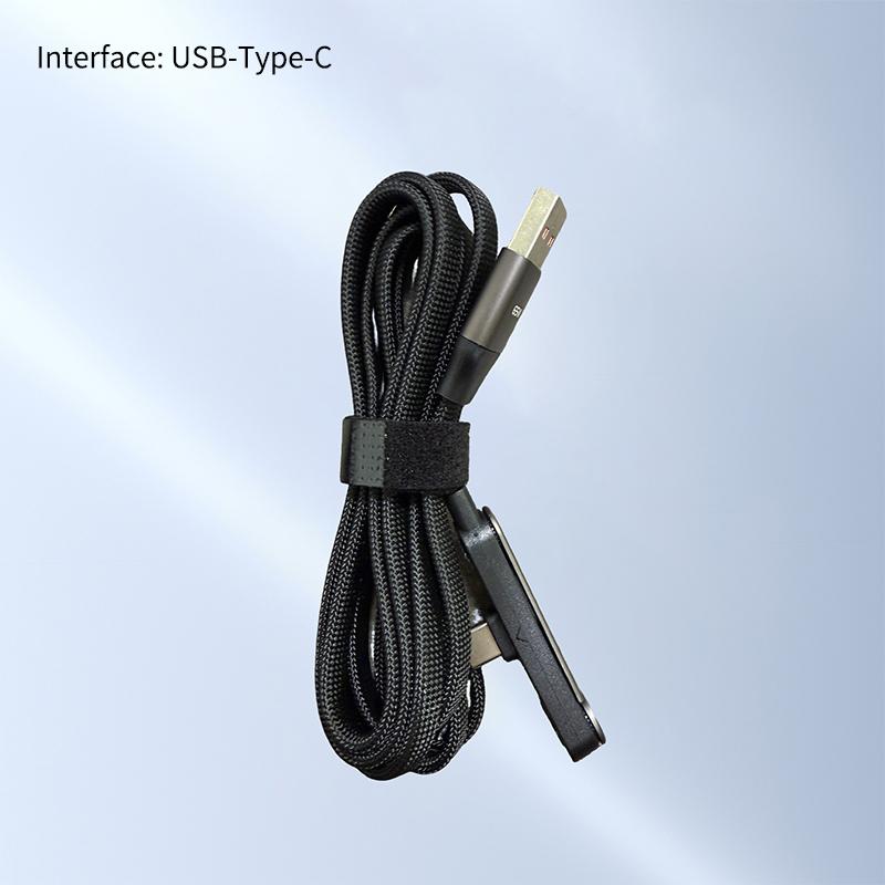Multi-Functional 240W Pd Fast Charging Type C To Type C Cable Usb C To Type C Cable With Foldable Stand Phone Holder A3