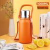 ZISIZ Large Capacity 316 Stainless Steel Insulated Bottle with Tea Filter