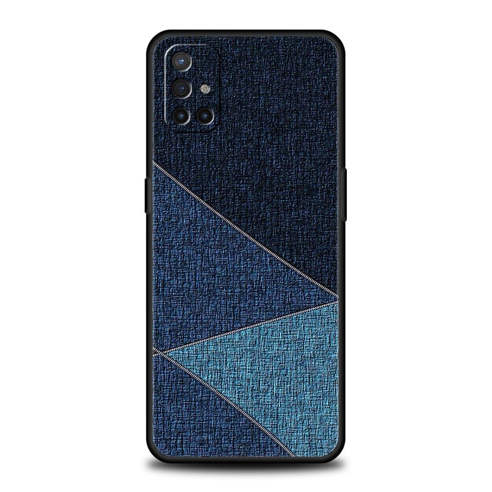 

Leather Cloth Pattern Phone Case For Oneplus 13R 13 12R 11 10T 10R Nord N100 N200 N10 10 9 9R 9RT CE 3 2 Z Pro 5G Soft TPU Cover OnePlus 12