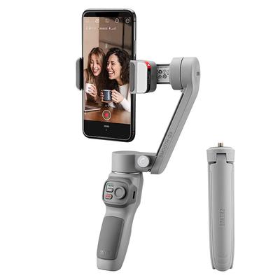 Japanse ZHIYUN SMOOTH Q3 COMBO Smartphone Gimbal met Draagbare LED Lichtgewicht Grijs [Officiële Garantie] 3-Axis Stabilisator, Hoes, Ingebouwd Licht,
