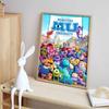 DIY Diamond Painting Monster Cross Stitch Kit Mosaic Art Diamond Painting Full Circle Diamond Home Decoration