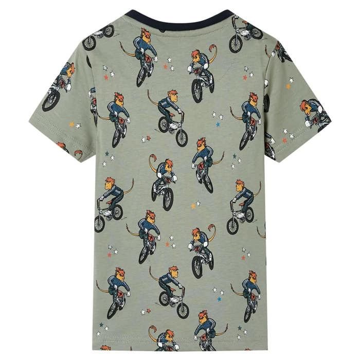 Pyjamas à manches courtes pour enfants kaki clair 92/104/116/128/140