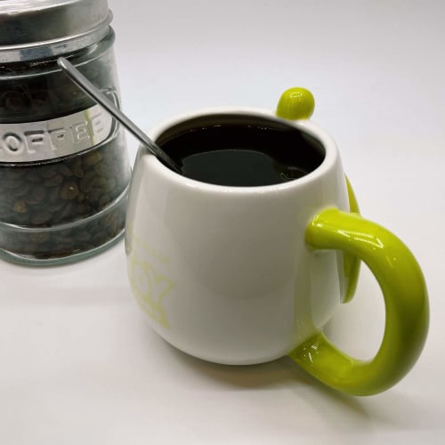 Sun Art Mug, Green, 350ml, Disney "Toy Story" Alien Face Mug, SAN2963-2