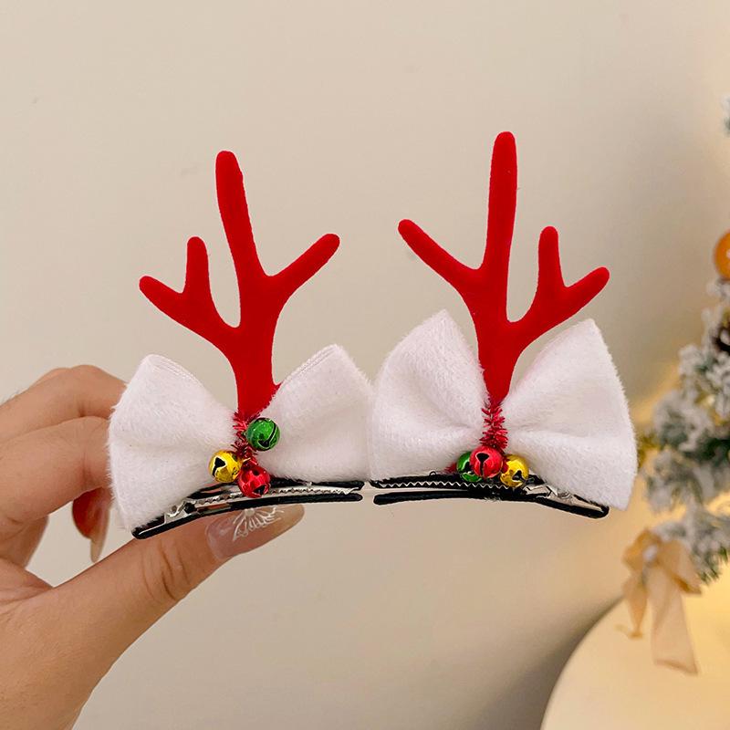 Children's Christmas Reindeer Headband - Cute Holiday Hair Accessory for Photos