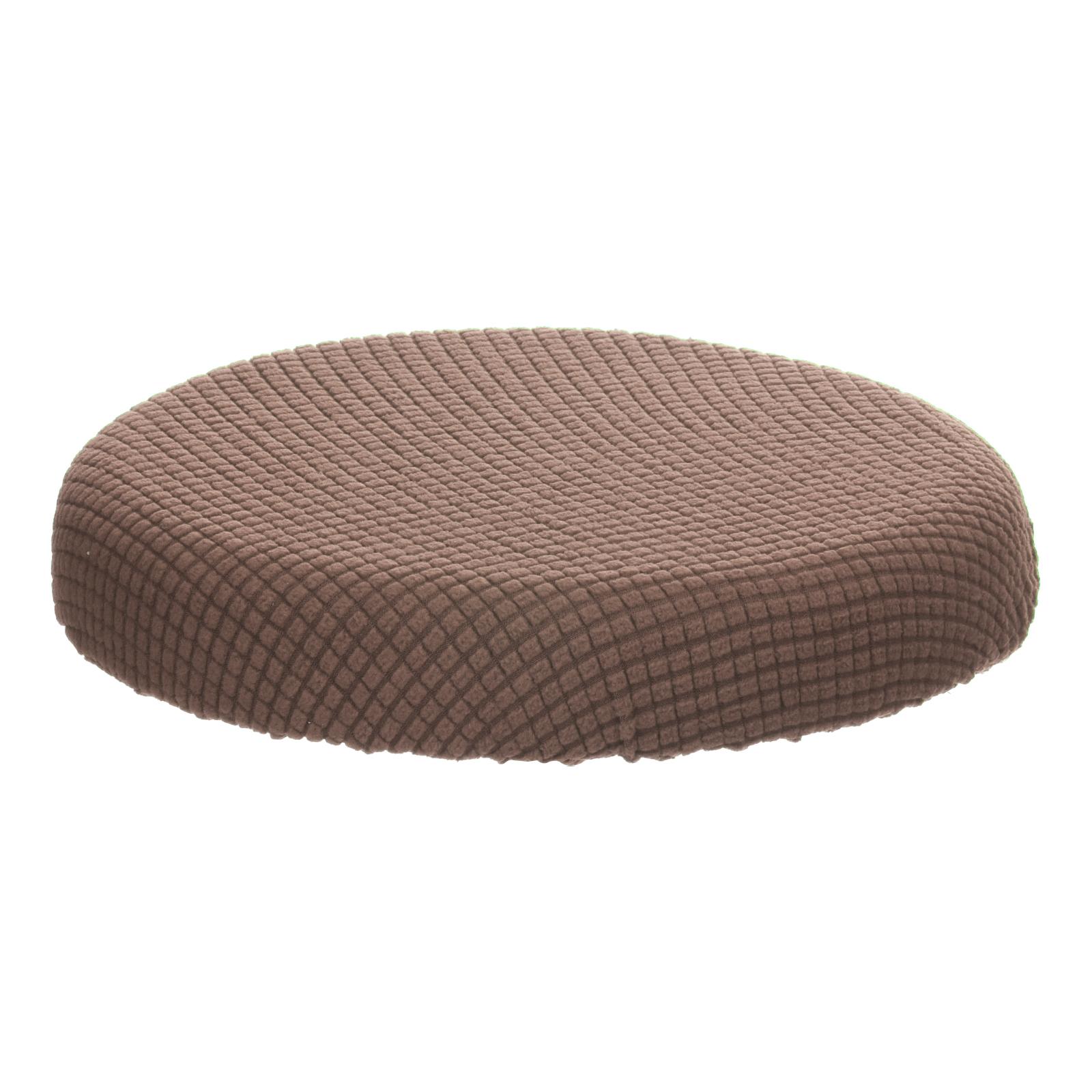 

Washable Elastic Stool Cushion Cover Corn Velvet Small Round Bar Stool Cover for Diameter 11-14 Chair Multicolor 1/2/4pcs