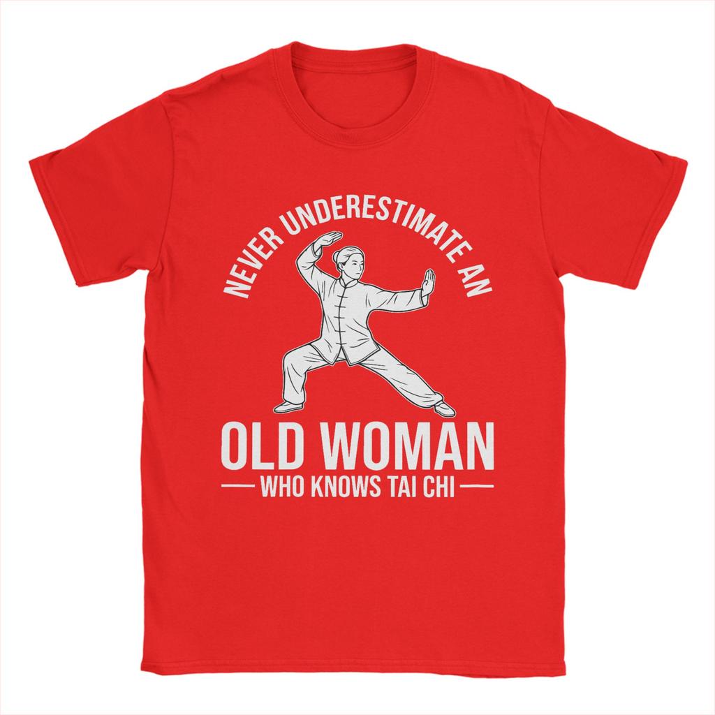 Tai Chi Art for Grandma Women Taichi Artist Tai Chi Lover TShirt Unisex Tee Shirt Crew Neck Short Sleeve T Shirt Gift Clothing