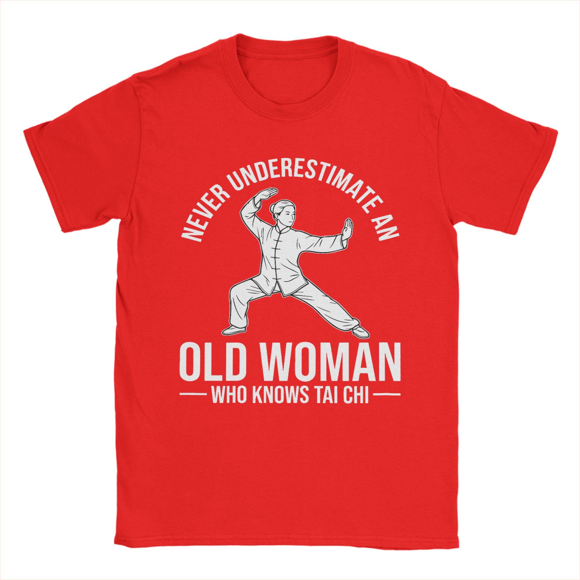 

Tai Chi Art for Grandma Women Taichi Artist Tai Chi Lover TShirt Unisex Tee Shirt Crew Neck Short Sleeve T Shirt Gift Clothing S