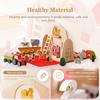 Baby Montessori Wooden Toy Kid Building Blocks Farm Theme Animal Stack Games Children Hands-on Balance Ability Stacking Toy Gift