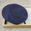 Imitation cashmere beret European and American style solid color bud hat casual fashion trend big head circumference men's hat small size women's hat
