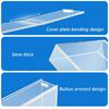 Modern Wall Mount CDs Display Case For Double Triple Disc Jewel Case Acrylic Holder Easy Installation For Indoor