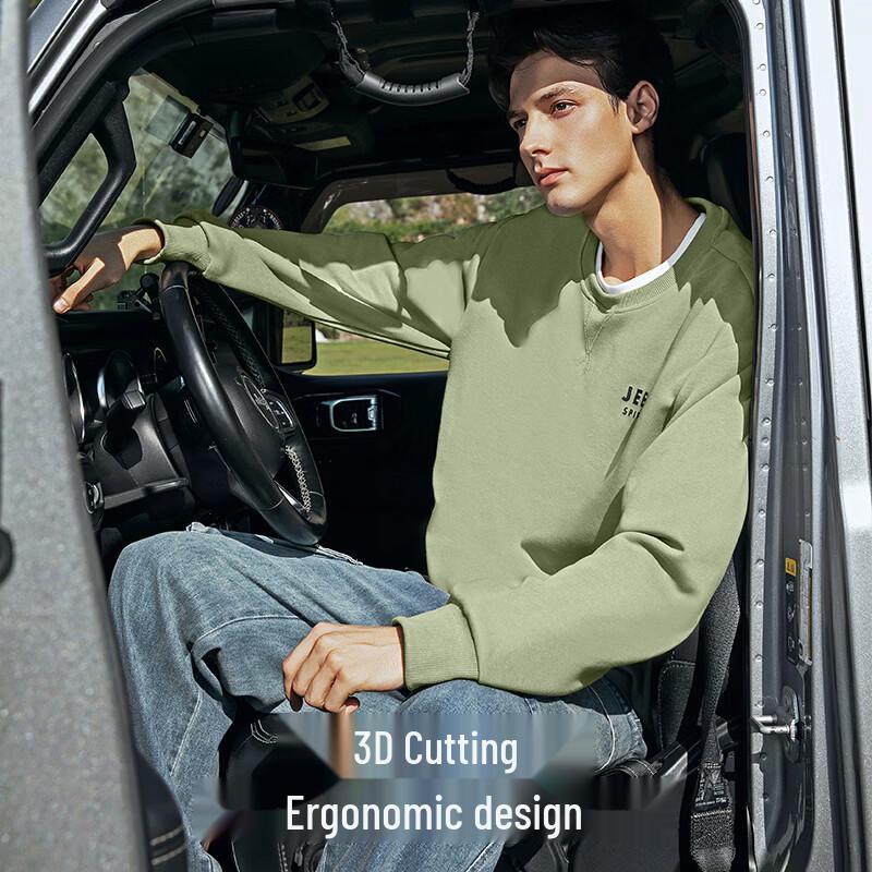 JEEP SPIRIT Men's American Trendy Pullover Sweatshirt