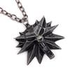 Retro Classic Fashion Pendant Witcher 3 Metal Wolf for Head Men's Animal Necklace Jewelry European American Games Jewelr