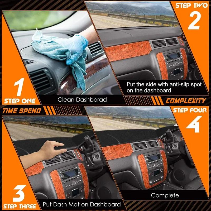 For Honda Fit Jazz GP GP GK 3 4 5 6 7 2015 2016 2017 2018   Dashboard Mat Cover Sun Shade Carpet Version Car Accessories