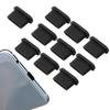 10PCS/set Type-C Silicone Dust Plugs Phone USB Charging Port Protector Cover Type C Anti-dust Caps for Samsung Xiaomi Huawei
