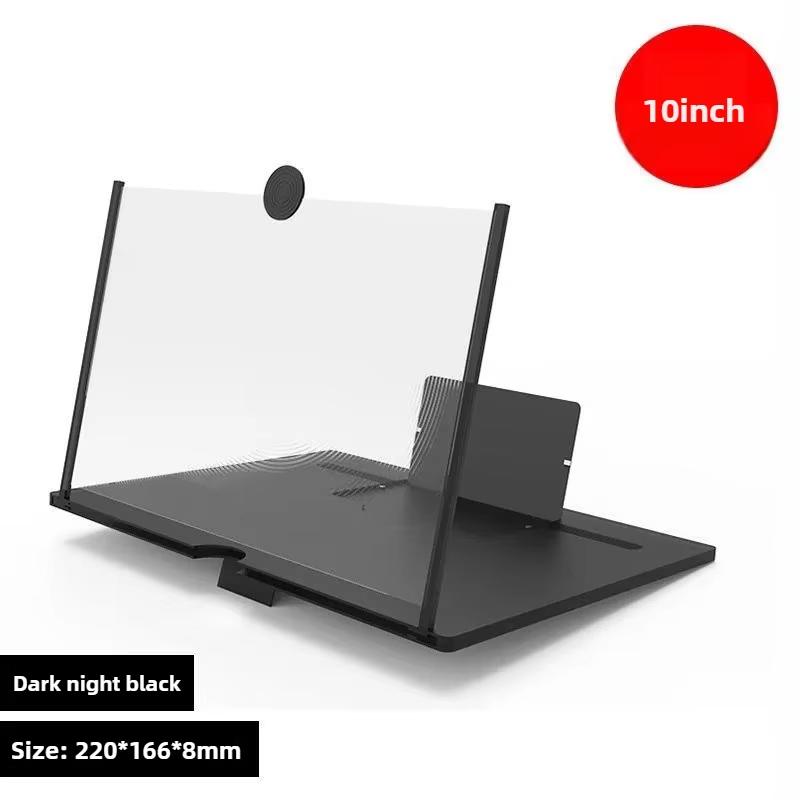 3D HD Phone Screen Amplifier Projector, Foldable Stand for Movies Videos Games, Compatible with All 10/12 Inch Smartphones