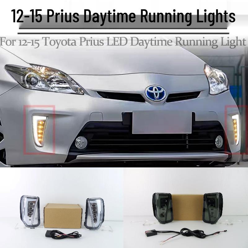 Daytime Running Light Upgrade for 2013-2015 Toyota Prius Front Bumper
