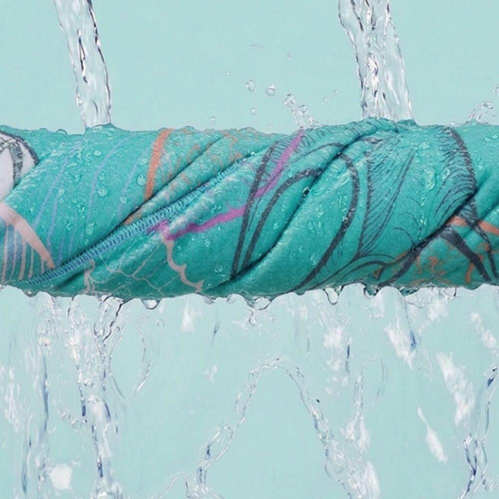 Skin-friendly Sea Theme Microfiber Beach Towel Absorbent Swimming Towel Bath Towel Pool