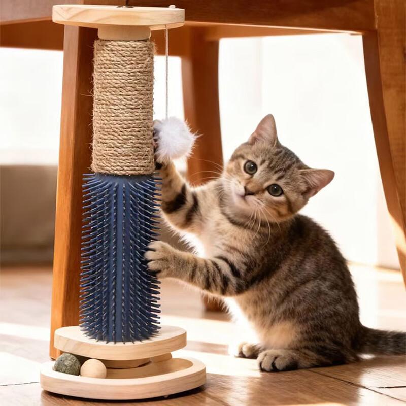 Cat Scratching Post and Board Set