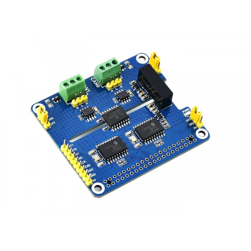 2-Channel Isolated CAN Bus Extension for Raspberry Pi