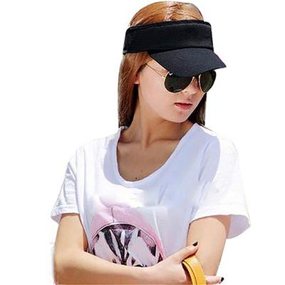 Sunhat Adjustable Breathable Women Cotton Visor Cap for Tennis