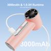 Rechargeable Turbo Handheld Fan Mini Portable Cooling Fan Runtime Operated Small Fan For Office Travel Outdoor Camping