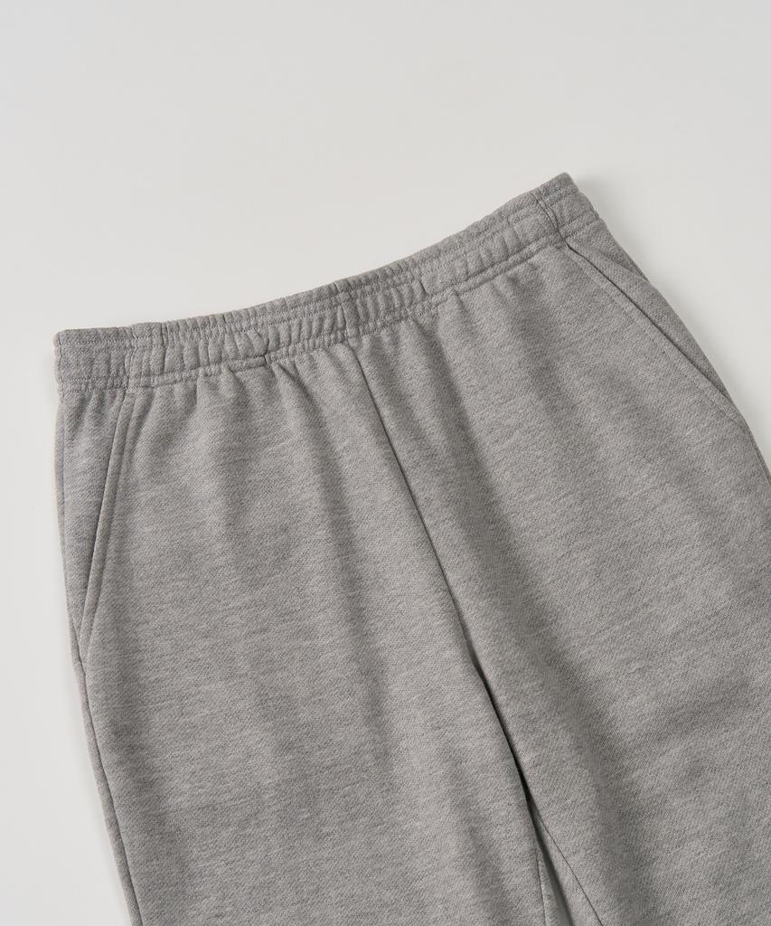 TOFFEE WOMEN W Incision Flare Sweatpants (Melange Grey)