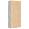 Highboard Concrete Grey 80 x 42.5 x 185 cm Particleboard
