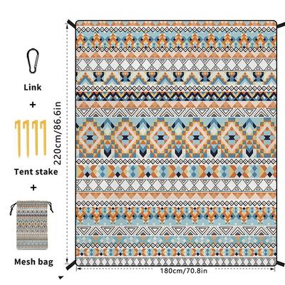 Waterproof Sandproof Beach Mat Folding Camping Supplies Blanket Portable Lightweight Outdoor Relax Picnic Travel Mat 220 X 180cm
