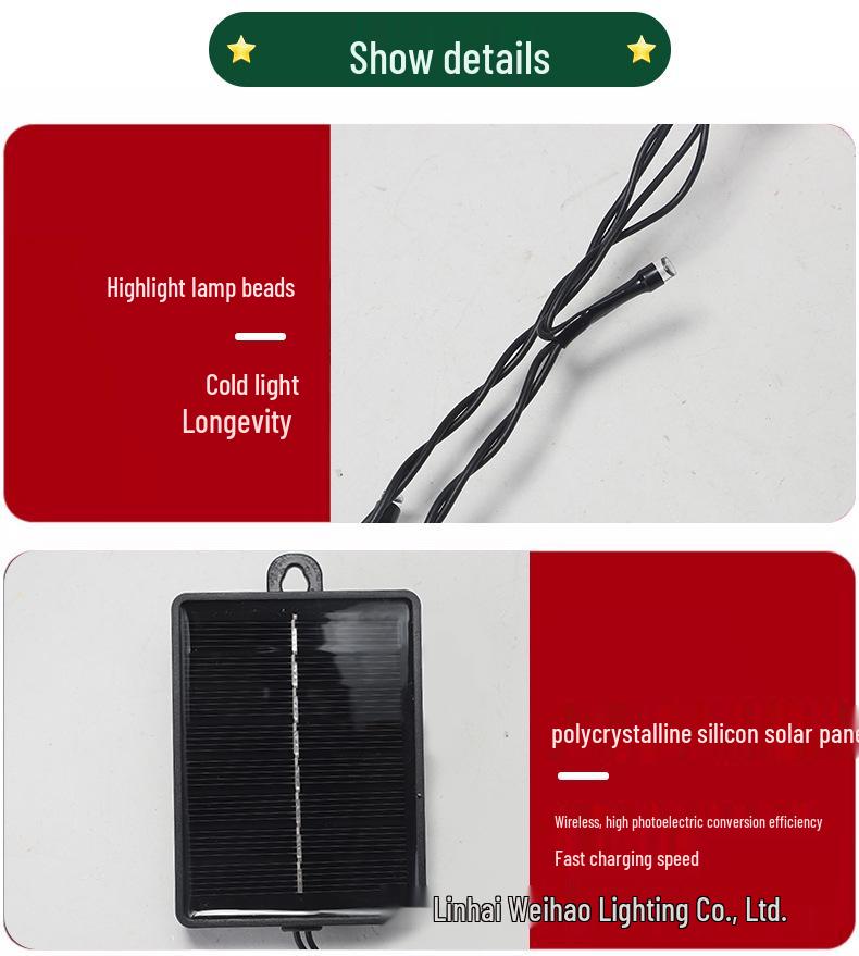 Solar LED Christmas Garden Courtyard Atmosphere Lights: Outdoor Ground Insert