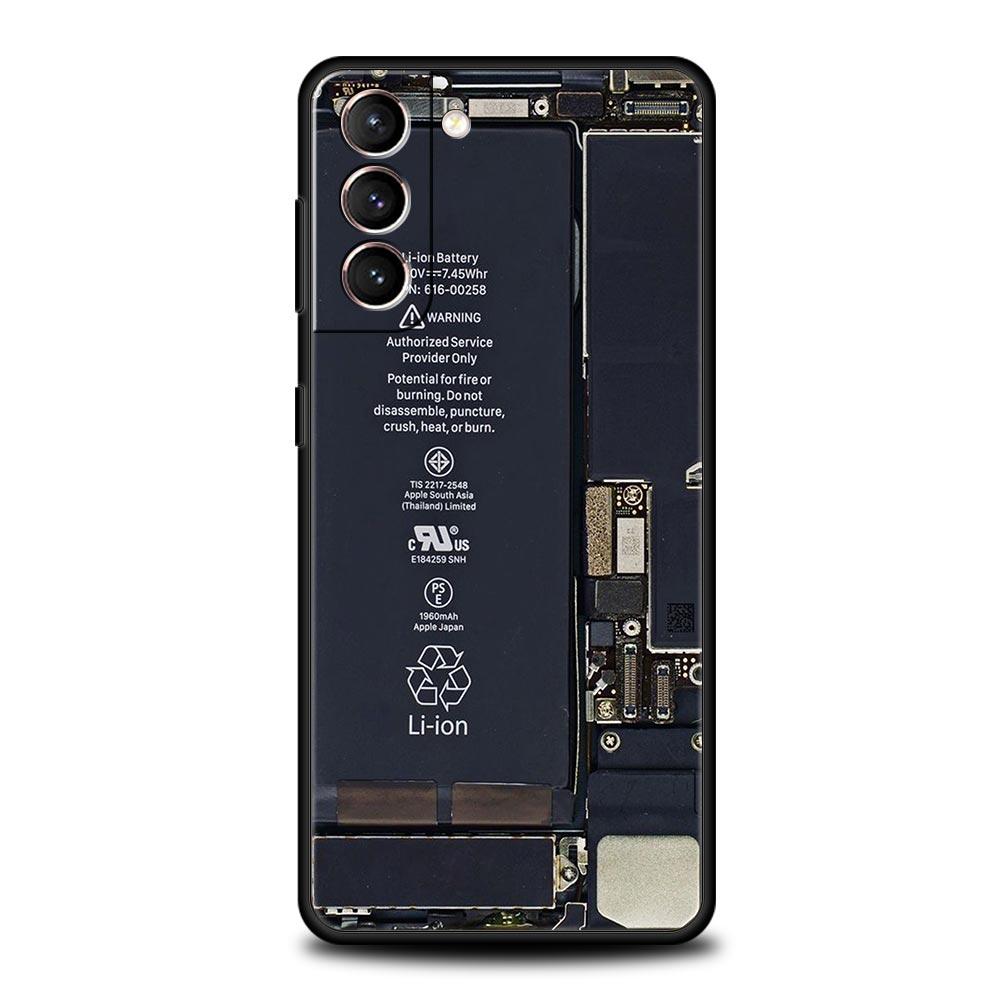 Handyhülle für Samsung Galaxy S23 S22 Ultra S20 S21 FE 5G S10 S9 Plus S10E S8 Note 20 Cover Innenplatine Leiterplatte