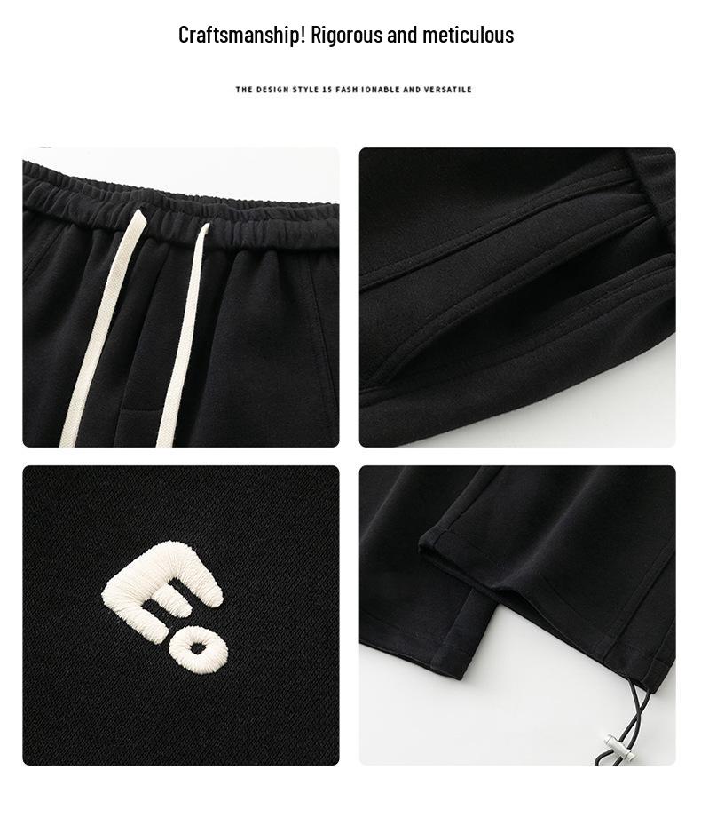 Men's Heavyweight Fleece-Lined Casual Sweatpants for Autumn & Winter